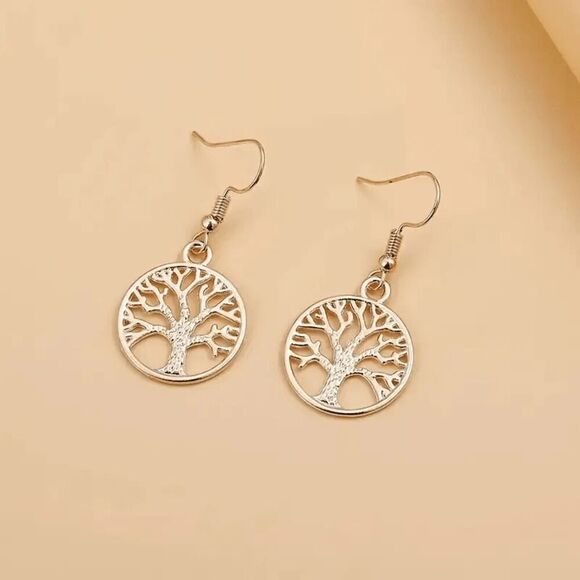 Tree Of Life Dangle Earrings - Picture 3 of 5